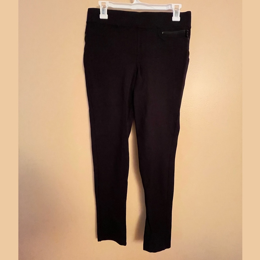 Black skinny dress pants